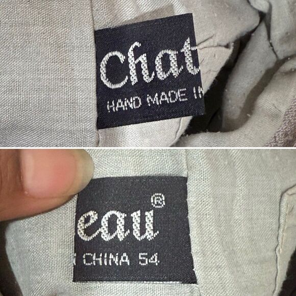 CHATEAU CROCHET GRAY VINTAGE CLUTCH PURSE CROSSBODY BAG BOHO STYLE - Picture 11 of 15